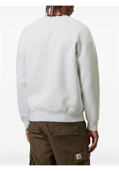 chase sweatshirt man grey CARHARTT WIP | I03366000J.XX